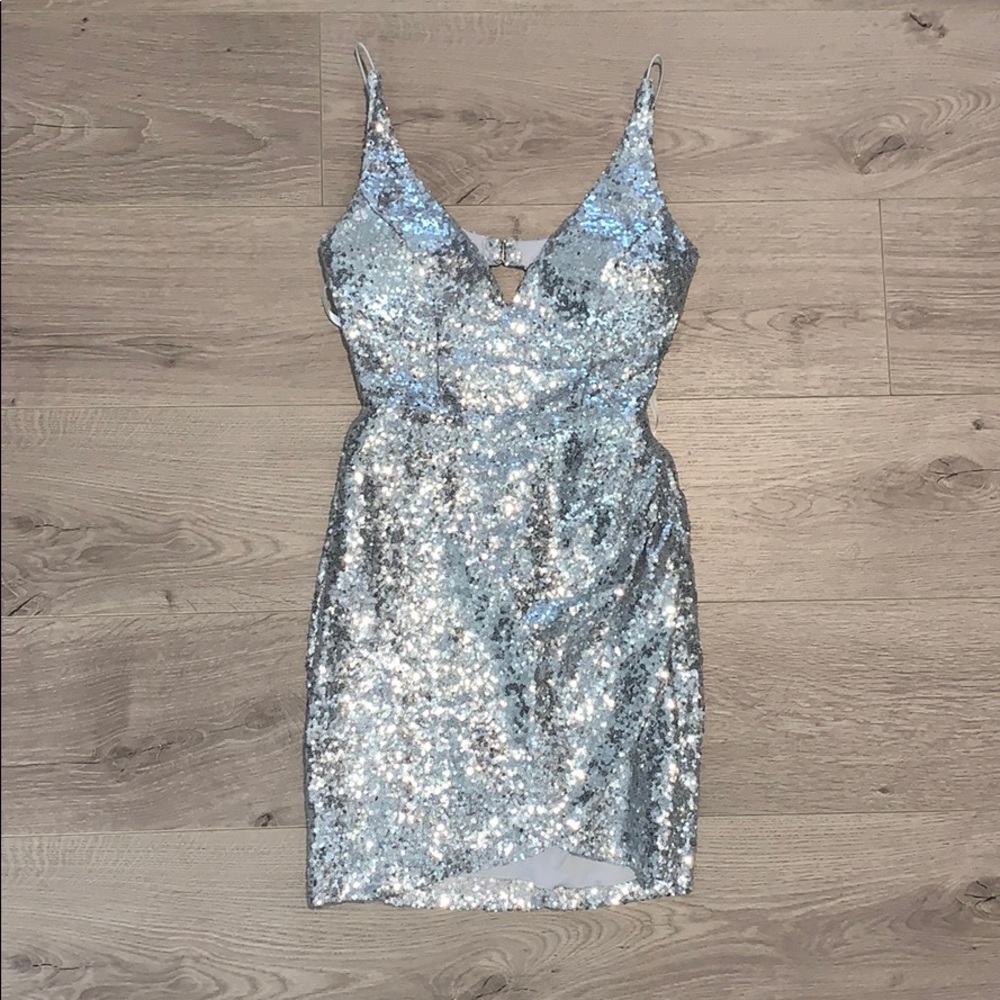 Silver Camille Dress